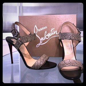 Christian Louboutin Sova Ostrich Heel